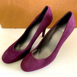 STUART WEITZMAN Purple Platform Heels